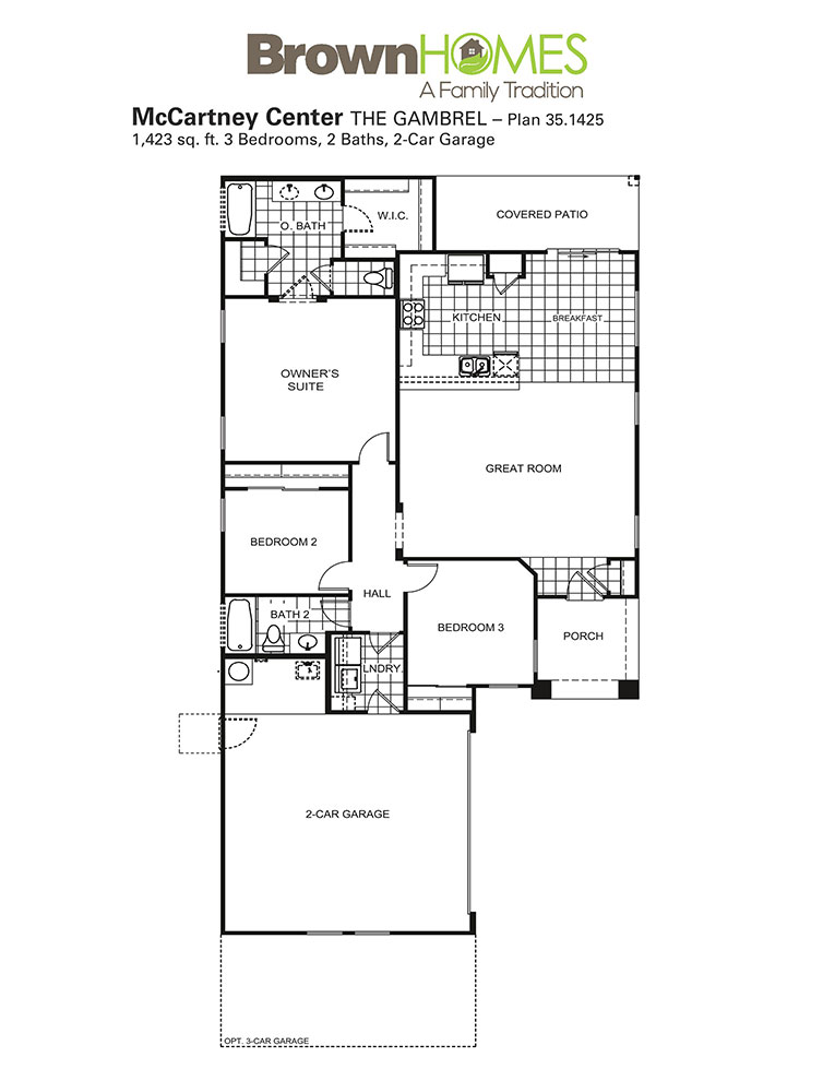 Plan 1425 The Gambrel Floor Plan